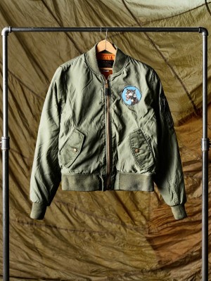 Men's Alpha Industries Alpha X Imogene Ma-1 Bomber Jackets Outerwear Olive | VBKROL907