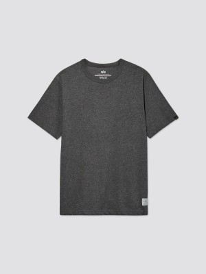 Men's Alpha Industries Essential Gen I T Shirts Dark Grey | OWDNSB417