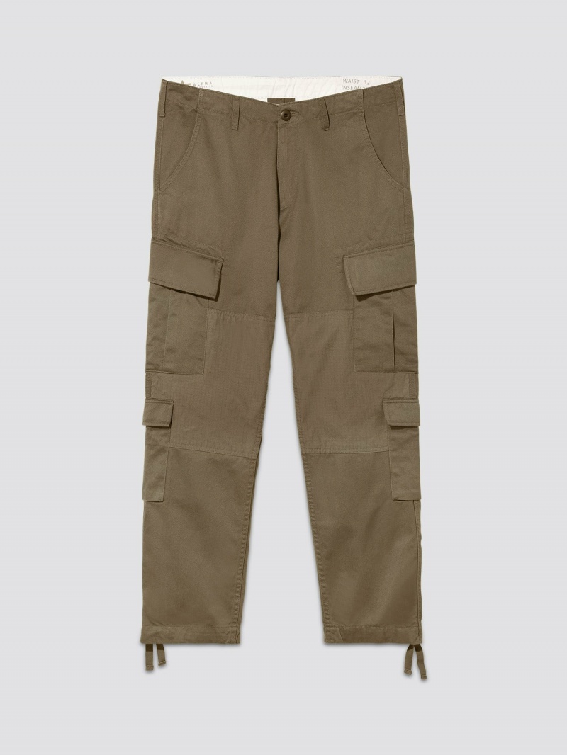 Men\'s Alpha Industries Acu Pant Pants & Shorts Brown | QBUDKX982