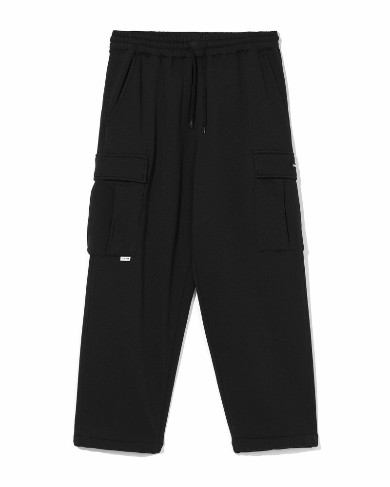 Men\'s Alpha Industries Unfrm Sweat Trouser Pants & Shorts Black | MWSGCV701